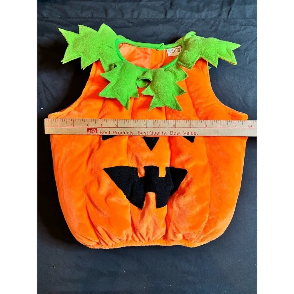 Hyde & EEK! Boutique Baby Pumpkin Jack-O-Lantern Costume Tunic 12-18M